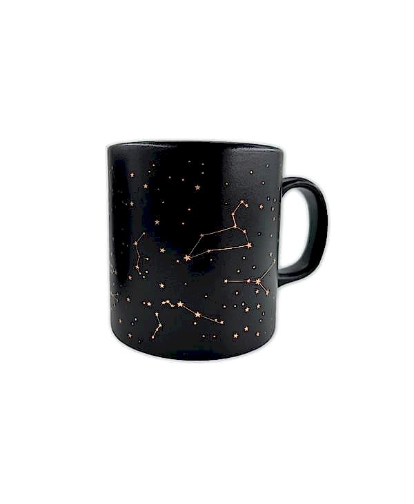 Constellations Siyah Tasarım Mug