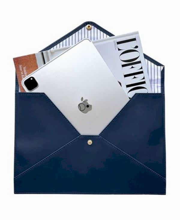 Deri Dosya - Navy