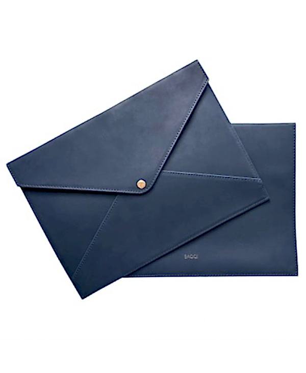 Deri Dosya - Navy