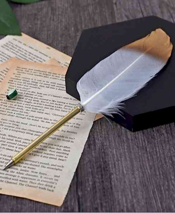 Feather Gold Pen