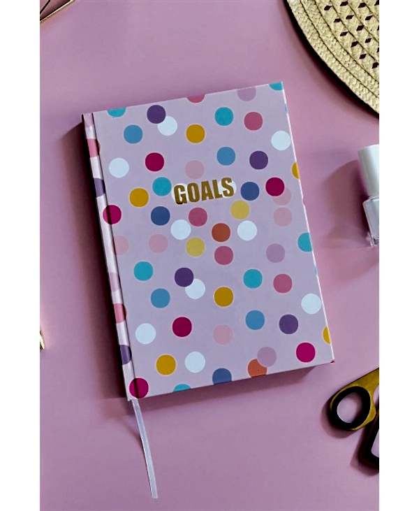 Goals Renkli Puantiyeli Tasarım Defter