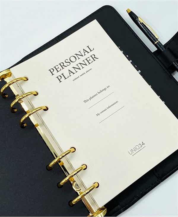 Personal Planner Black