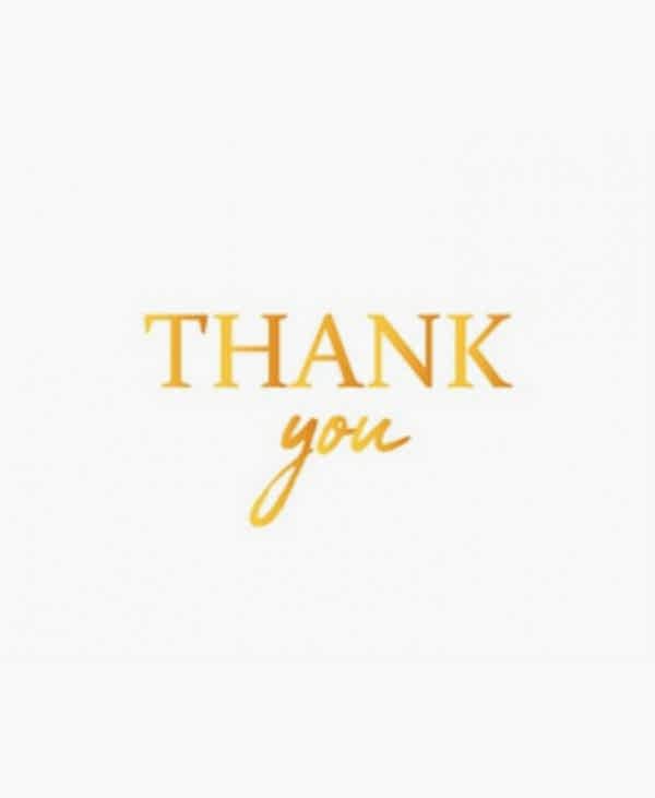 Thank You Hediye Kartı